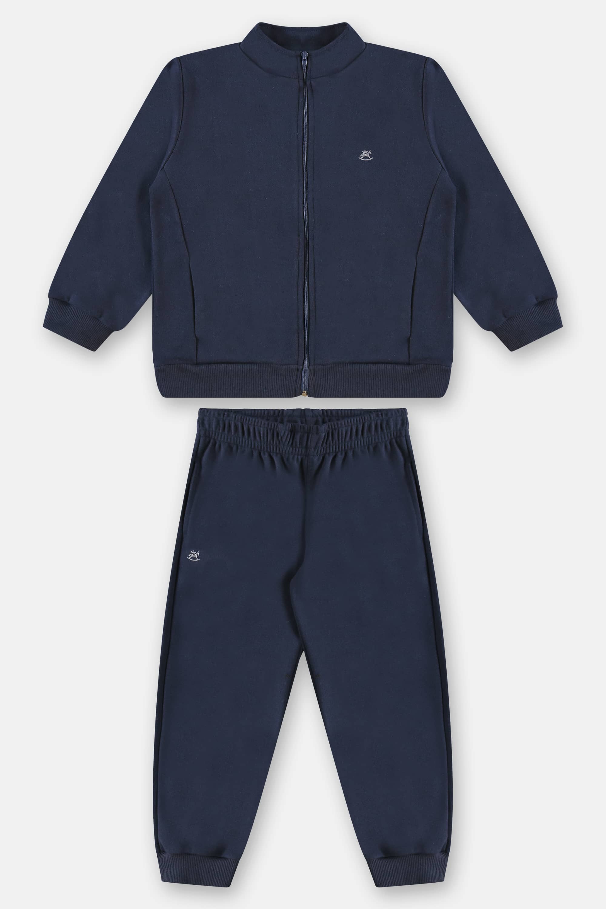 Conjunto Infantil Masculino em Malha Alfaiataria com Jaqueta e Calça (Azul Marinho) Up Baby - Imagem 44